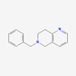 Chemical structure of 6-Benzyl-5,6,7,8-tetrahydro-1,6-naphthyridine