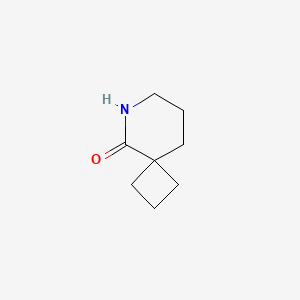Chemical structure of 6-azaspiro[3.5]nonan-5-one