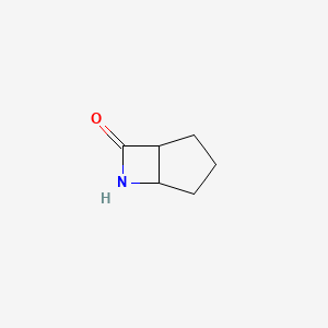 Chemical structure of 6-Azabicyclo[3.2.0]heptan-7-one