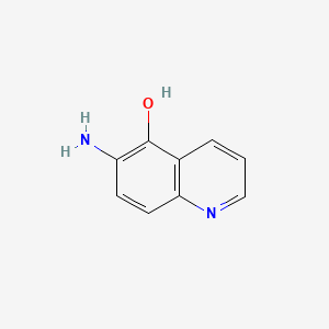Chemical structure of 6-aminoquinolin-5-ol