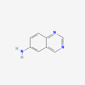 Chemical structure of 6-Aminoquinazoline