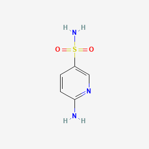 Chemical structure of 6-Aminopyridine-3-sulfonamide
