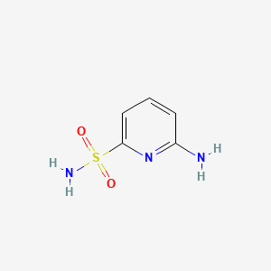 Chemical structure of 6-Aminopyridine-2-sulfonamide