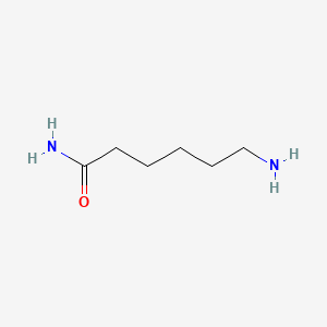 Chemical structure of 6-aminohexanamide