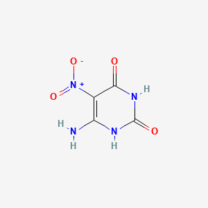 Chemical structure of 6-Amino-5-nitropyrimidine-2,4(1H,3H)-dione