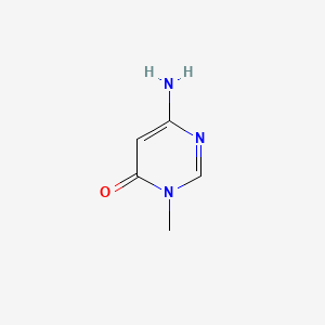 Chemical structure of 6-Amino-3-methylpyrimidin-4(3H)-one