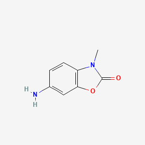 Chemical structure of 6-Amino-3-methylbenzo[d]oxazol-2(3H)-one