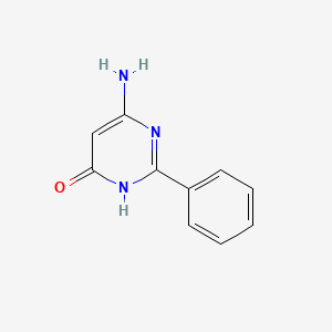 Chemical structure of 6-Amino-2-phenylpyrimidin-4-ol