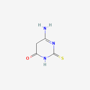 Chemical structure of 6-Amino-2-mercaptopyrimidin-4-ol