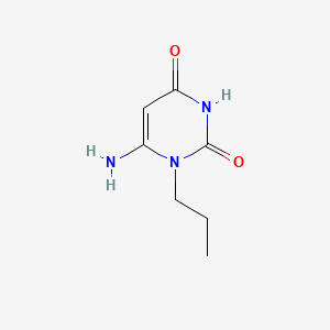 Chemical structure of 6-Amino-1-propyluracil