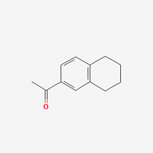 Chemical structure of 6-Acetyltetralin