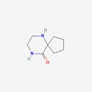 Chemical structure of 6,9-diazaspiro[4.5]decan-10-one