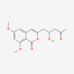 Chemical structure of 6,8-Di-O-methylcitreoisocoumarin
