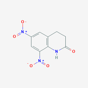 Chemical structure of 6,8-Dinitro-3,4-dihydroquinolin-2(1H)-one