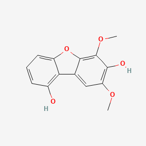 Chemical structure of 9-Hydroxyeriobofuran
