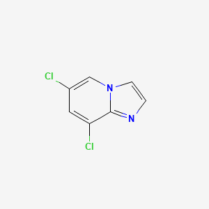 Chemical structure of 6,8-Dichloroimidazo[1,2-a]pyridine