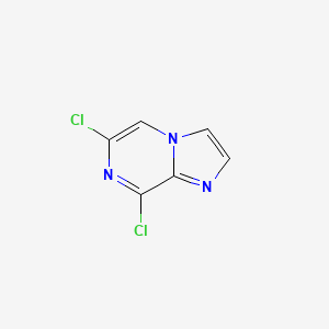 Chemical structure of 6,8-Dichloroimidazo[1,2-a]pyrazine