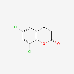 Chemical structure of 6,8-Dichlorochroman-4-one