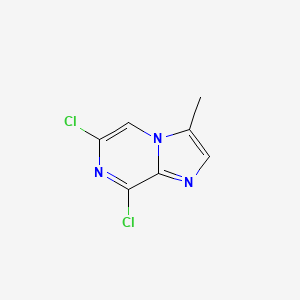Chemical structure of 6,8-Dichloro-3-methylimidazo[1,2-a]pyrazine