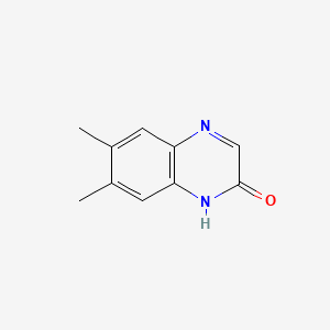 Chemical structure of 6,7-Dimethylquinoxalin-2(1H)-one