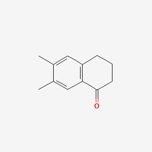 Chemical structure of 6,7-Dimethyl-1-tetralone