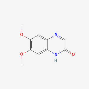 Chemical structure of 6,7-Dimethoxyquinoxalin-2-ol