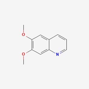 Chemical structure of 6,7-dimethoxyquinoline