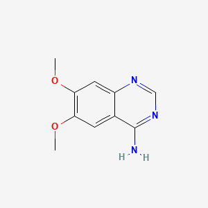 Chemical structure of 6,7-Dimethoxyquinazolin-4-amine