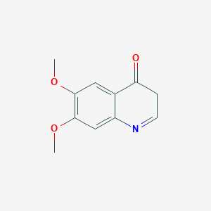 Chemical structure of 6,7-DIMETHOXY-3H-QUINOLIN-4-ONE