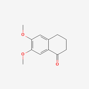 Chemical structure of 6,7-Dimethoxy-3,4-dihydronaphthalen-1(2H)-one