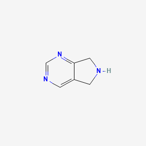 Chemical structure of 6,7-Dihydro-5H-pyrrolo[3,4-d]pyrimidine