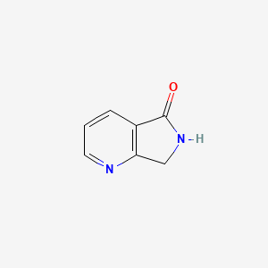 Chemical structure of 5H,6H,7H-pyrrolo(3,4-b)pyridin-5-one
