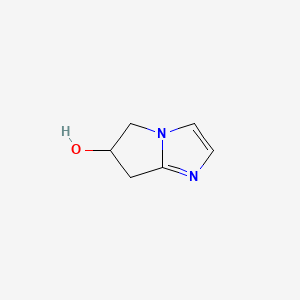 Chemical structure of 6,7-Dihydro-5H-pyrrolo[1,2-a]imidazol-6-ol