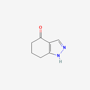 Chemical structure of 6,7-Dihydro-1H-indazol-4(5H)-one