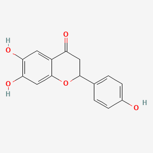 Chemical structure of 6,7,4'-Trihydroxyflavanone
