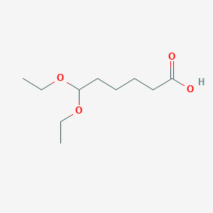 Chemical structure of 6,6-Diethoxyhexanoic acid