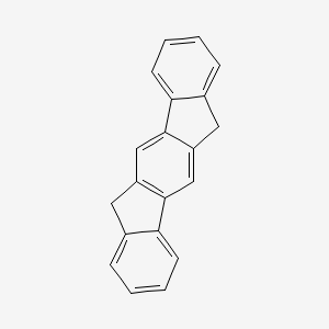 Chemical structure of 6,12-Dihydroindeno[1,2-b]fluorene