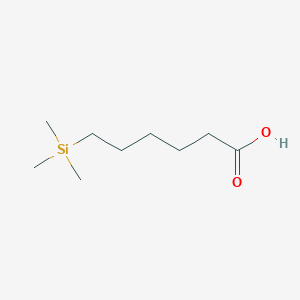 Chemical structure of 6-(triMethylsilyl)hexanoic acid