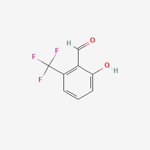 Chemical structure of 6-(Trifluoromethyl)salicylaldehyde