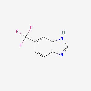 Chemical structure of 5-Trifluoromethyl-1H-benzimidazole