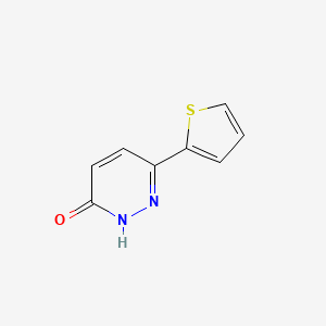 Chemical structure of 6-(Thiophen-2-yl)pyridazin-3(2H)-one