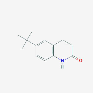 Chemical structure of 6-(tert-Butyl)-3,4-dihydroquinolin-2(1H)-one