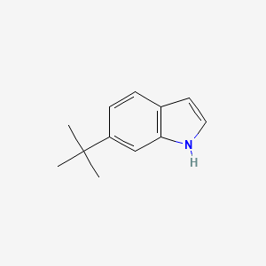 Chemical structure of 6-(tert-Butyl)-1H-indole