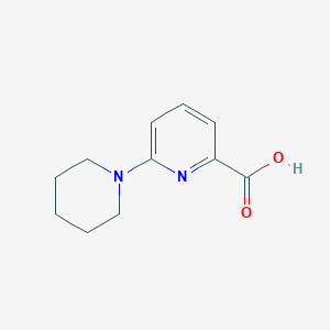 Chemical structure of 6-(Piperidin-1-yl)picolinic acid