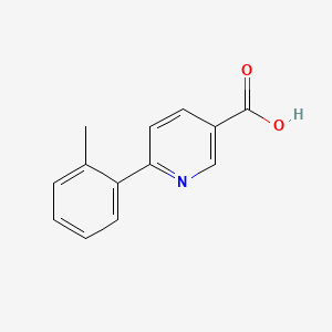 Chemical structure of 6-(o-Tolyl)nicotinic acid