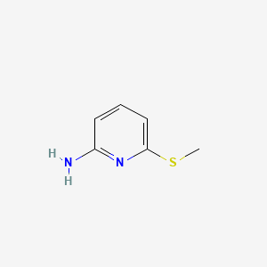 Chemical structure of 6-(Methylthio)pyridin-2-amine