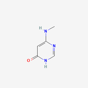 Chemical structure of 6-(Methylamino)pyrimidin-4-ol