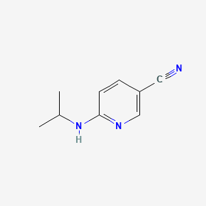 Chemical structure of 6-(Isopropylamino)nicotinonitrile