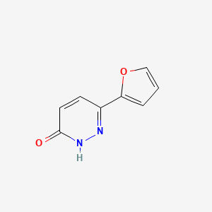 Chemical structure of 6-(Furan-2-yl)pyridazin-3-ol