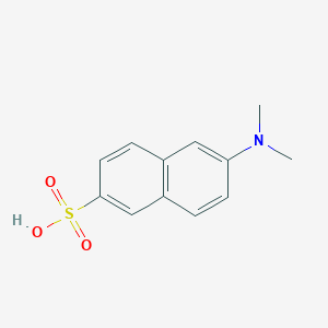 Chemical structure of 6-(Dimethylamino)naphthalene-2-sulfonic acid